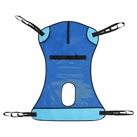 Sling with commode opening