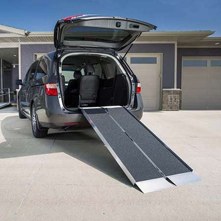 Long wheelchair ramp